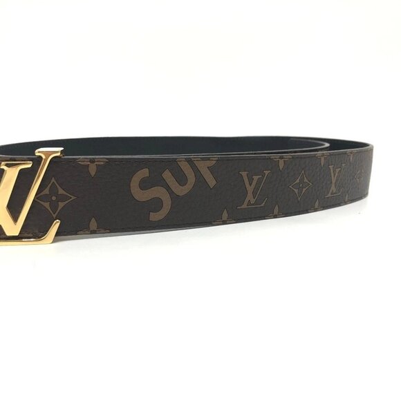 LOUIS VUITTON MP016 17aw Louis Vuitton x Supreme Monogram Ceinture LV belt - Picture 2 of 9